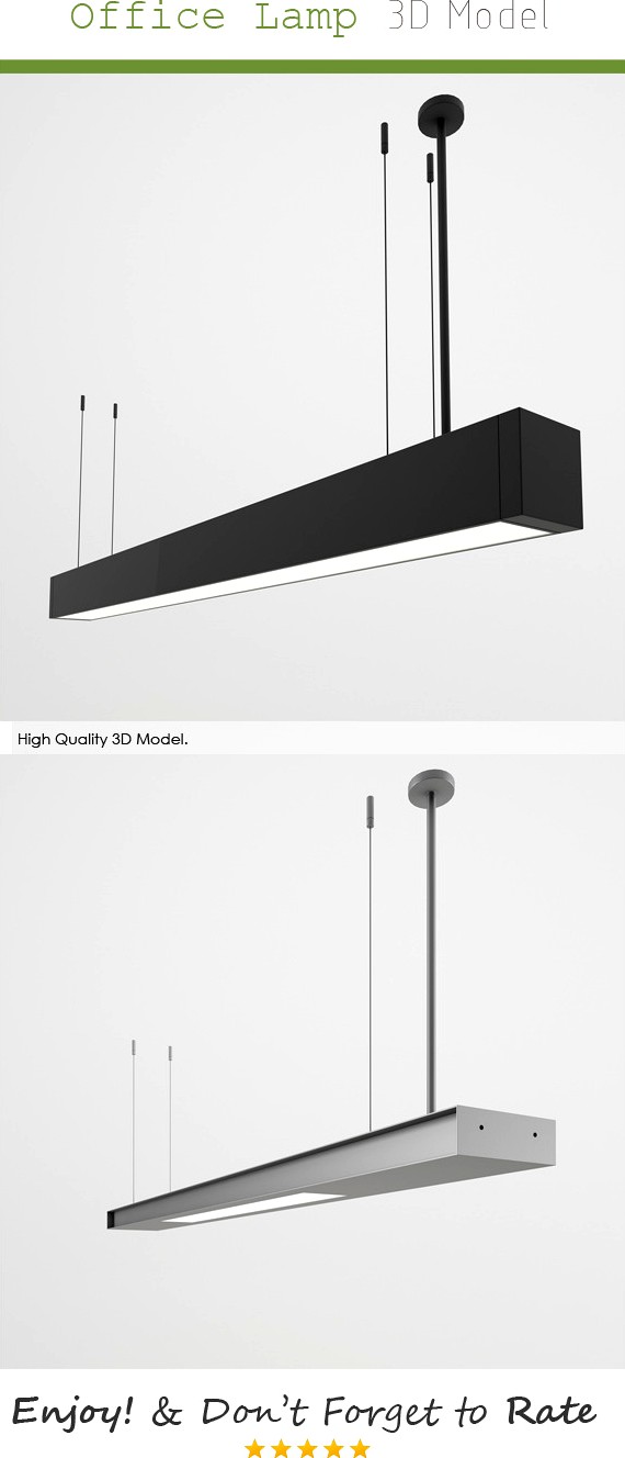 Office Lamp 3D Model