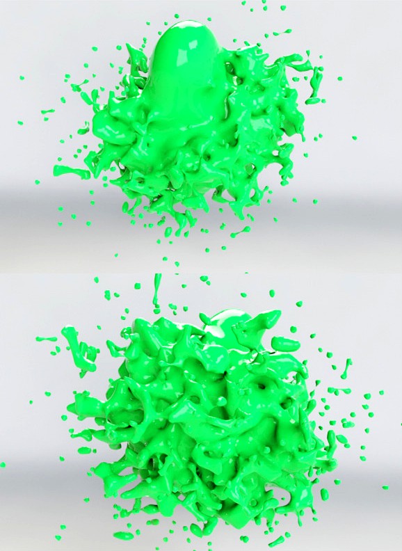 Highly Detailed Splash Model