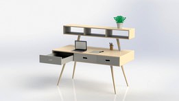 scandinavian desk