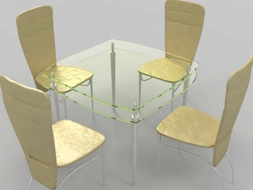 Coffee Table With Chairs-5