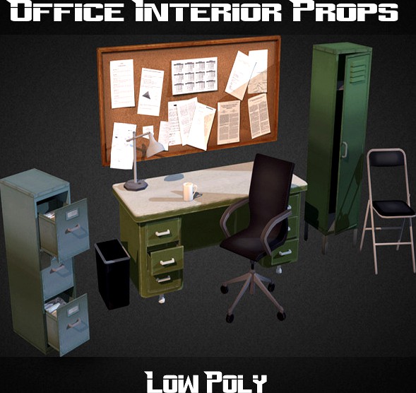 Office Interior Props