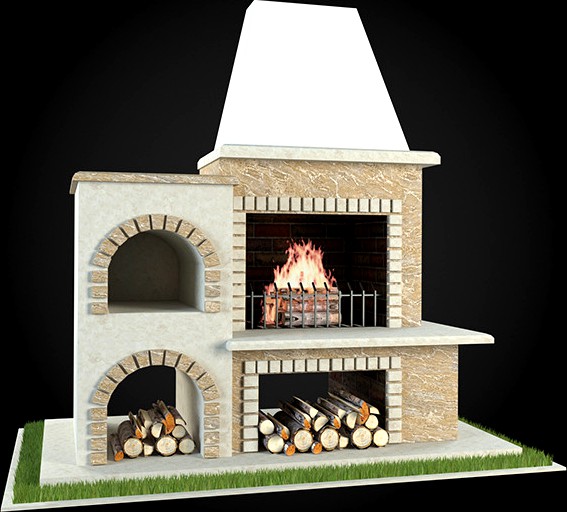 Garden Fireplace 010