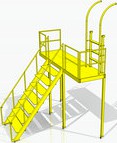 Escada Industrial com rodizio / Industrial ladder with wheels