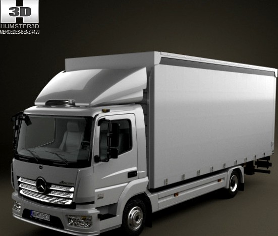 Mercedes-Benz Atego Box Truck 2013