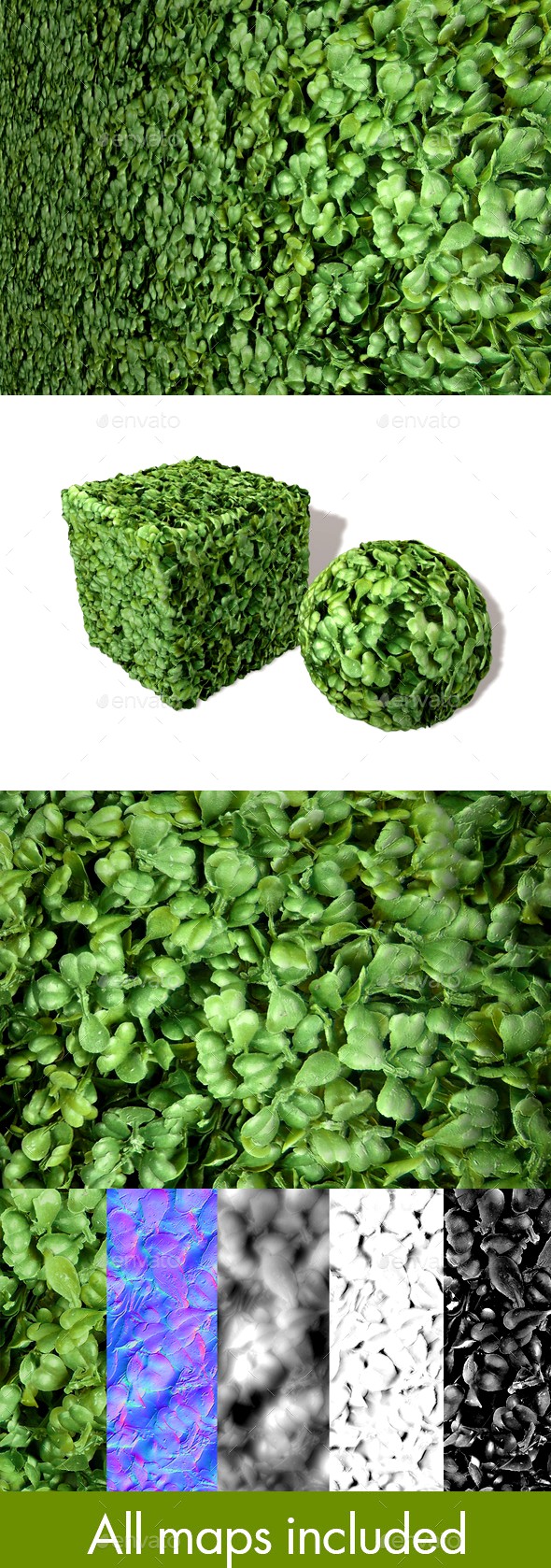 Plastic Bush Seamless Texture