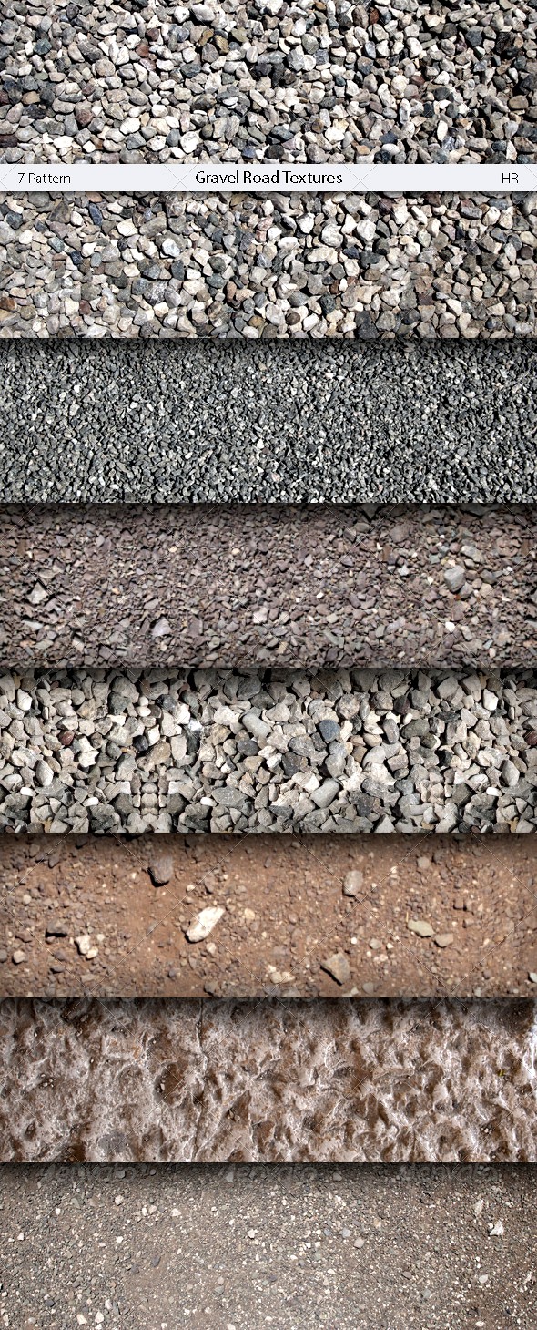 Gravel Road Surface Textures