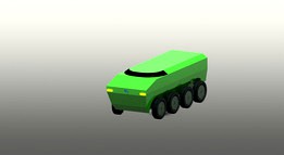 (8x8)Floating Military Unmanned Land Vehicles