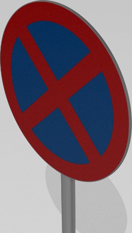 No stopping sign