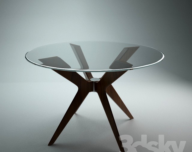 Glass table Calligaris Tokyo