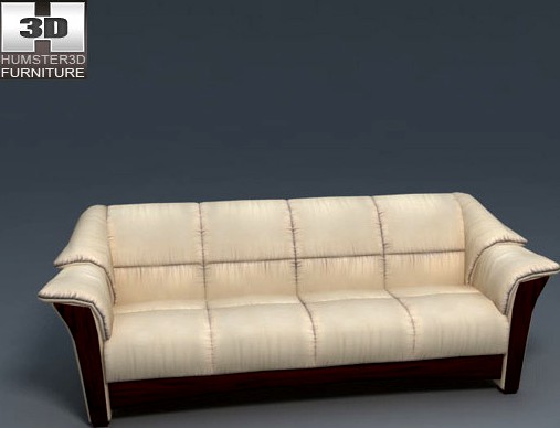 Oslo sofa - Ekornes Stressless - 3D Model.