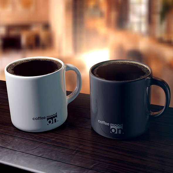 Coffee cups (scene included)