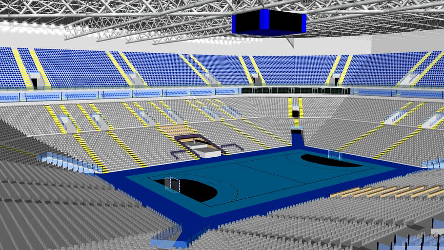 Crystal Arena (One of most detailed models in Sketchup)