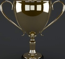 Gold trophy