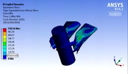 ansys explicit dynamic :high speed crash test