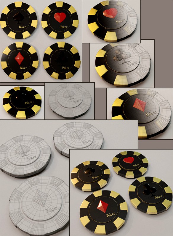 Casino Chip 3D Models