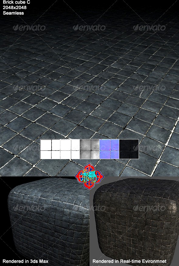 Square brick Texture 03