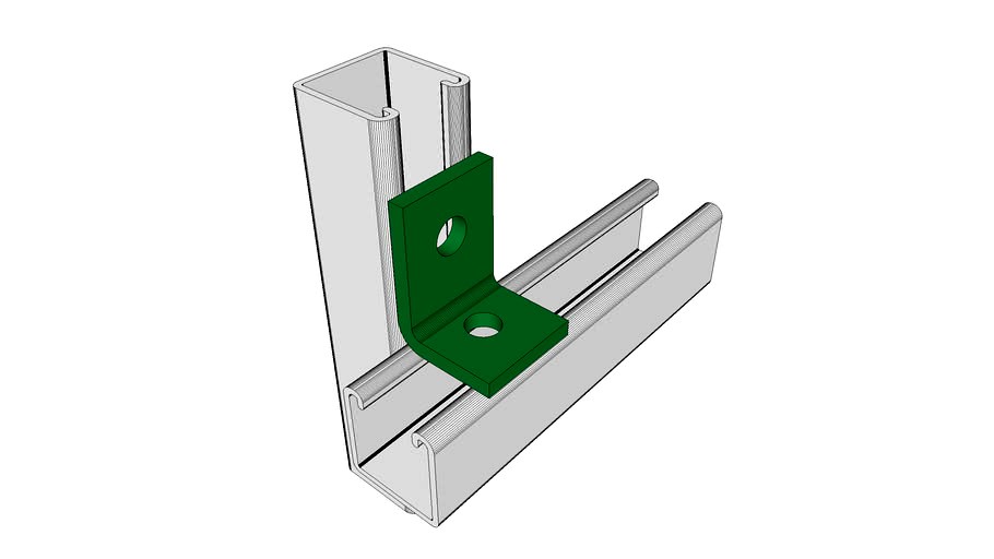 Unistrut P1068 90° Fitting 3d model