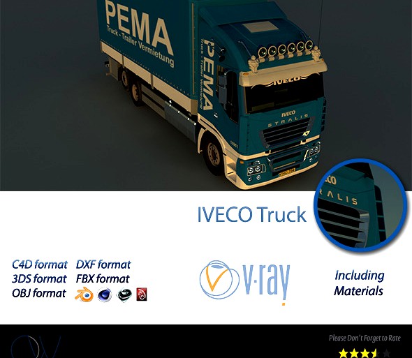 Iveco Truck 3D Model