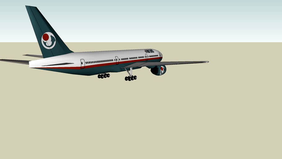 Boeing 777-200 Far East Airlines (Featured in Toy Story 2)