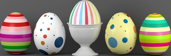 Easter Egg Set and Egg Cup