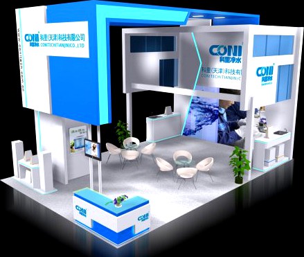 Exhibition Booth area 9X6 3DMAX2009 3D Model