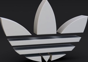 Adidas Logo Model 3d