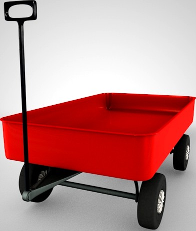 Toy Wagon and Base Mesh