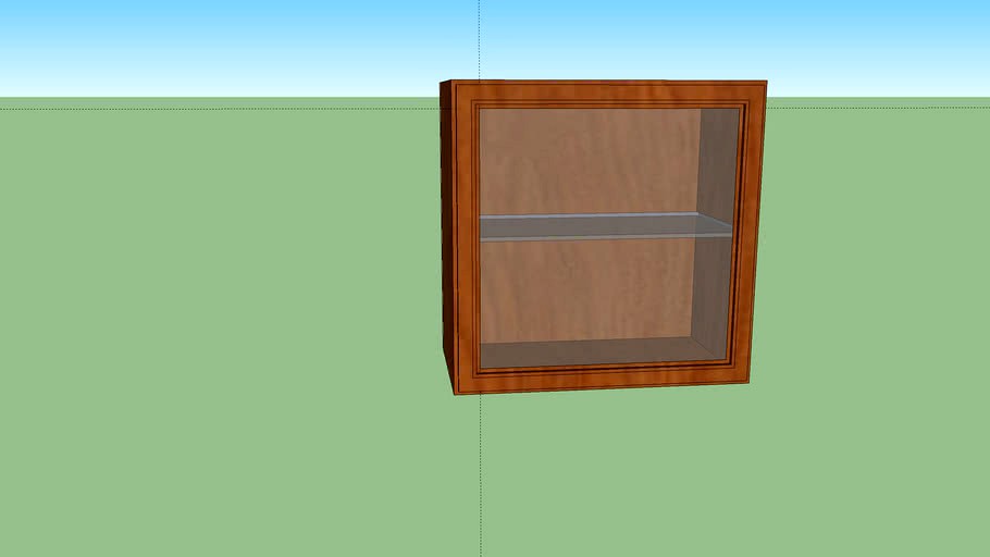 Шкафчик под стеклом