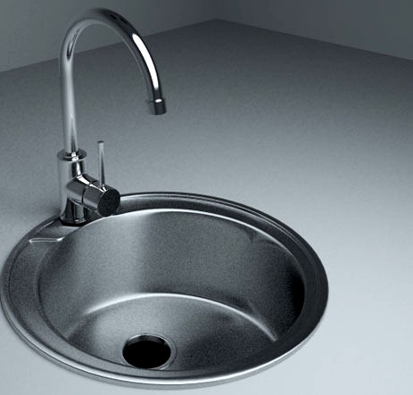 Sink with Mixer Tap