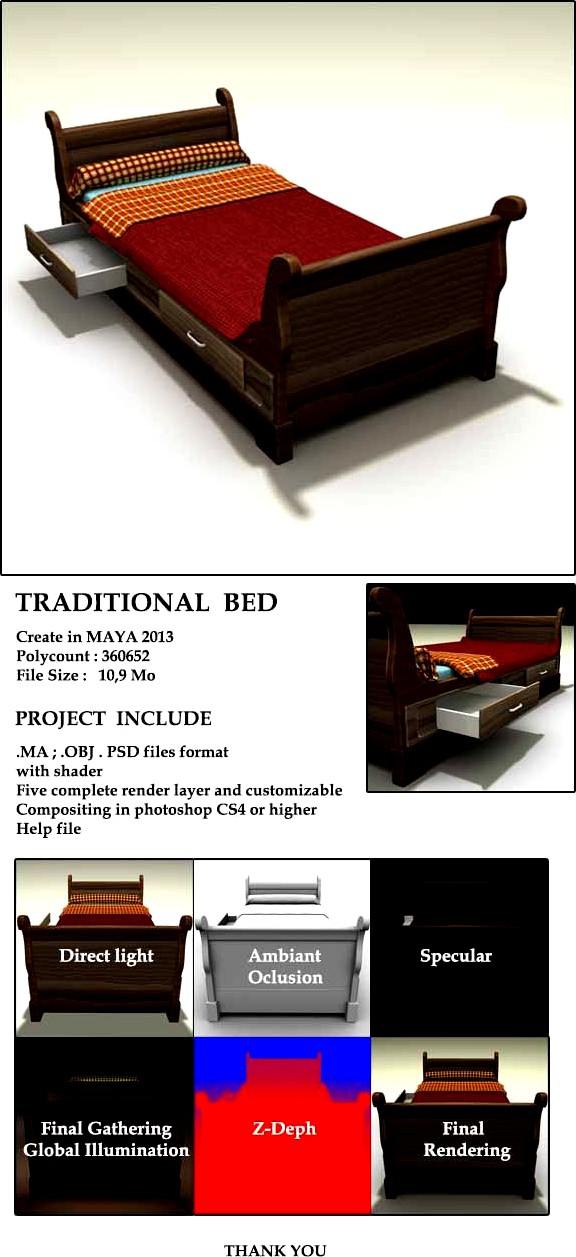 Traditional Bed