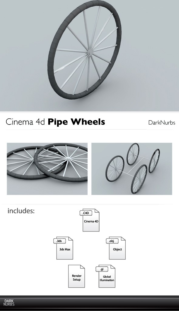 Cinema 4d Pipe Wheel