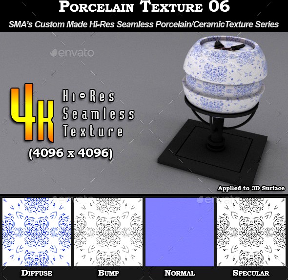 Hi-Res Porcelain Texture - 06