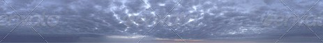 Skydome HDRI - Dusk Clouds II