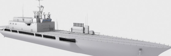 Highly Detailed Ship &#x27;&#x27;USA DD 963&#x27;&#x27; Model