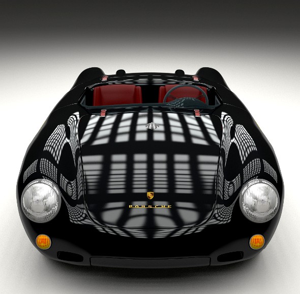 Porsche 550 Spyder black