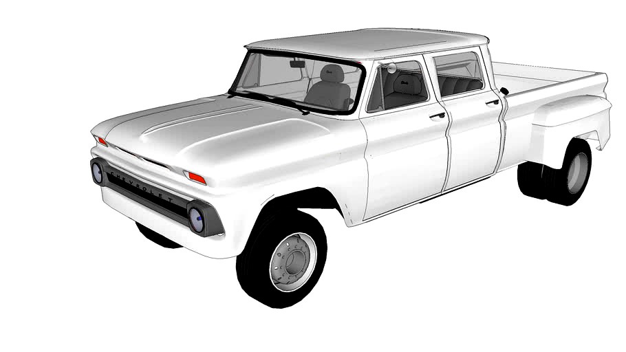 66 Chevy C30 Crew Cab modification