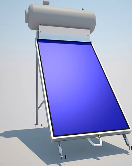 Solar Collector with metal frame