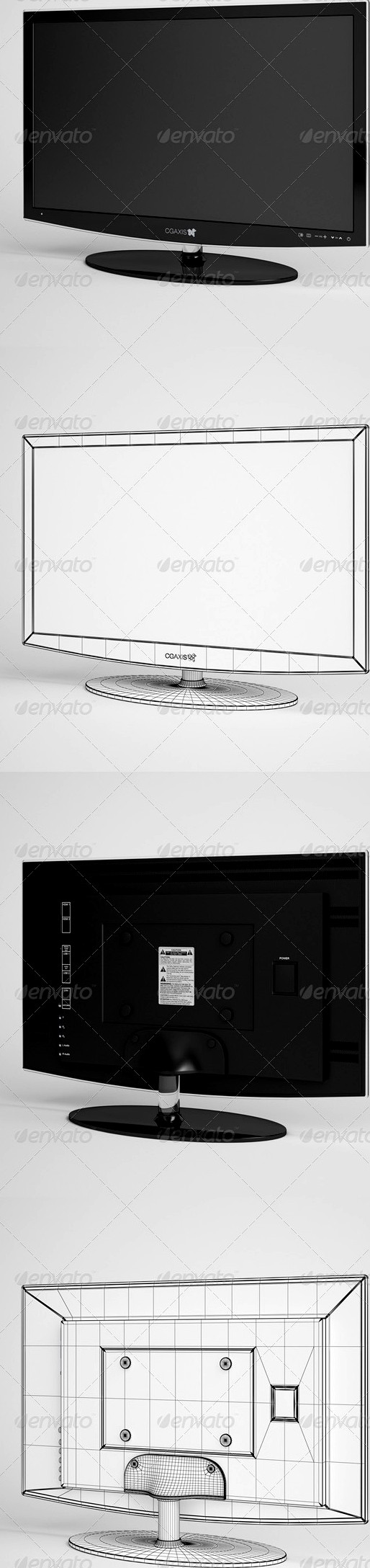 CGAxis TV Flatscreen Electronics 04