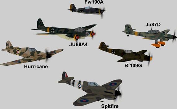 WWII Planes Pack