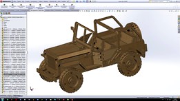 Updated Willys jeep