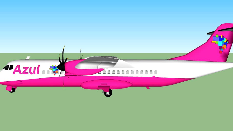 ATR 72-500 Azul Linhas Aereas Brasileiras Rosa