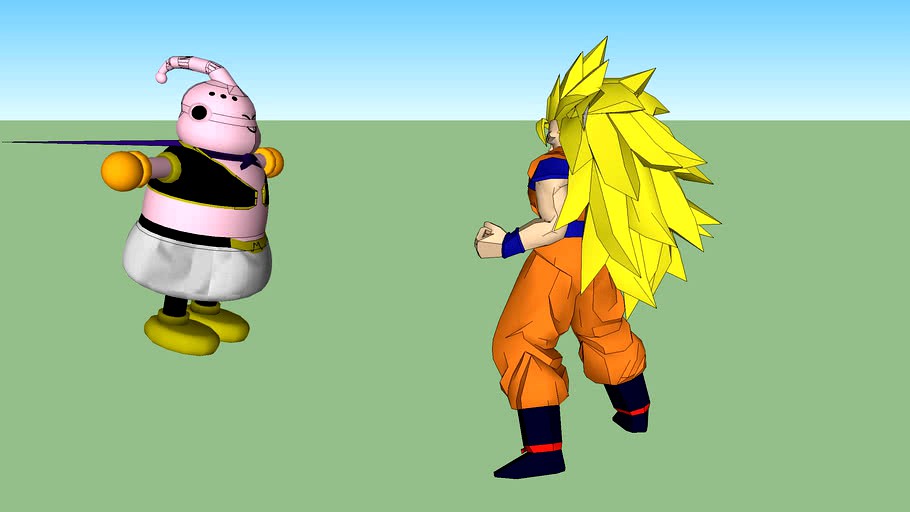 buu vs goku ss3