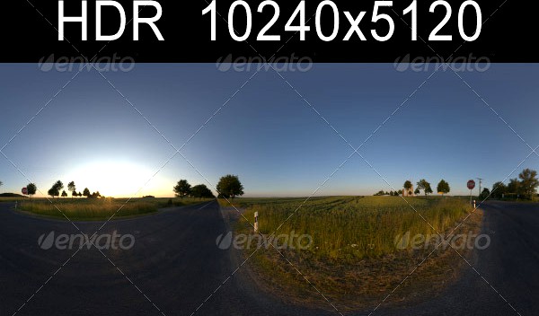 Road in fields 2