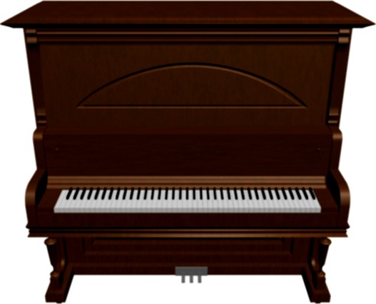 classic piano with texture