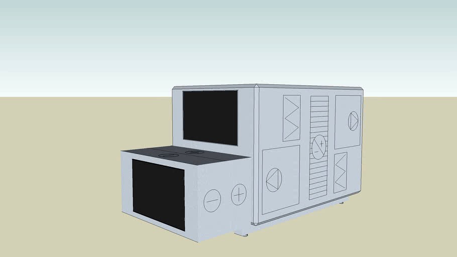 Enervent A-25-HW-CW Energy Recovery AHU