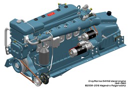 Gray Marine diesel engines of WW II