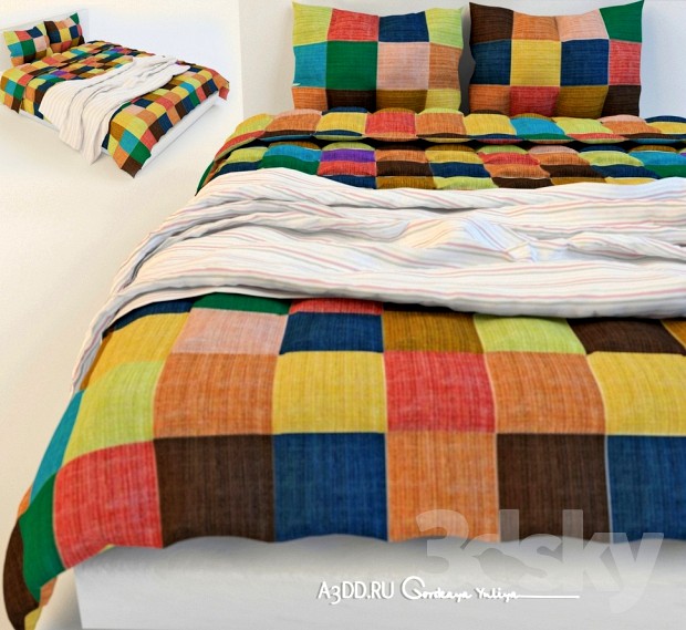 Patchwork linens