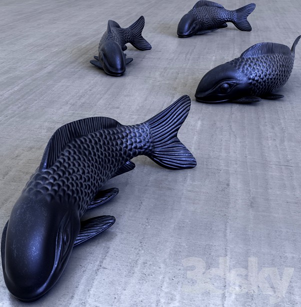 Sculpture fish carp