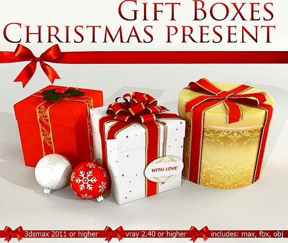 Gift Boxes Christmas present