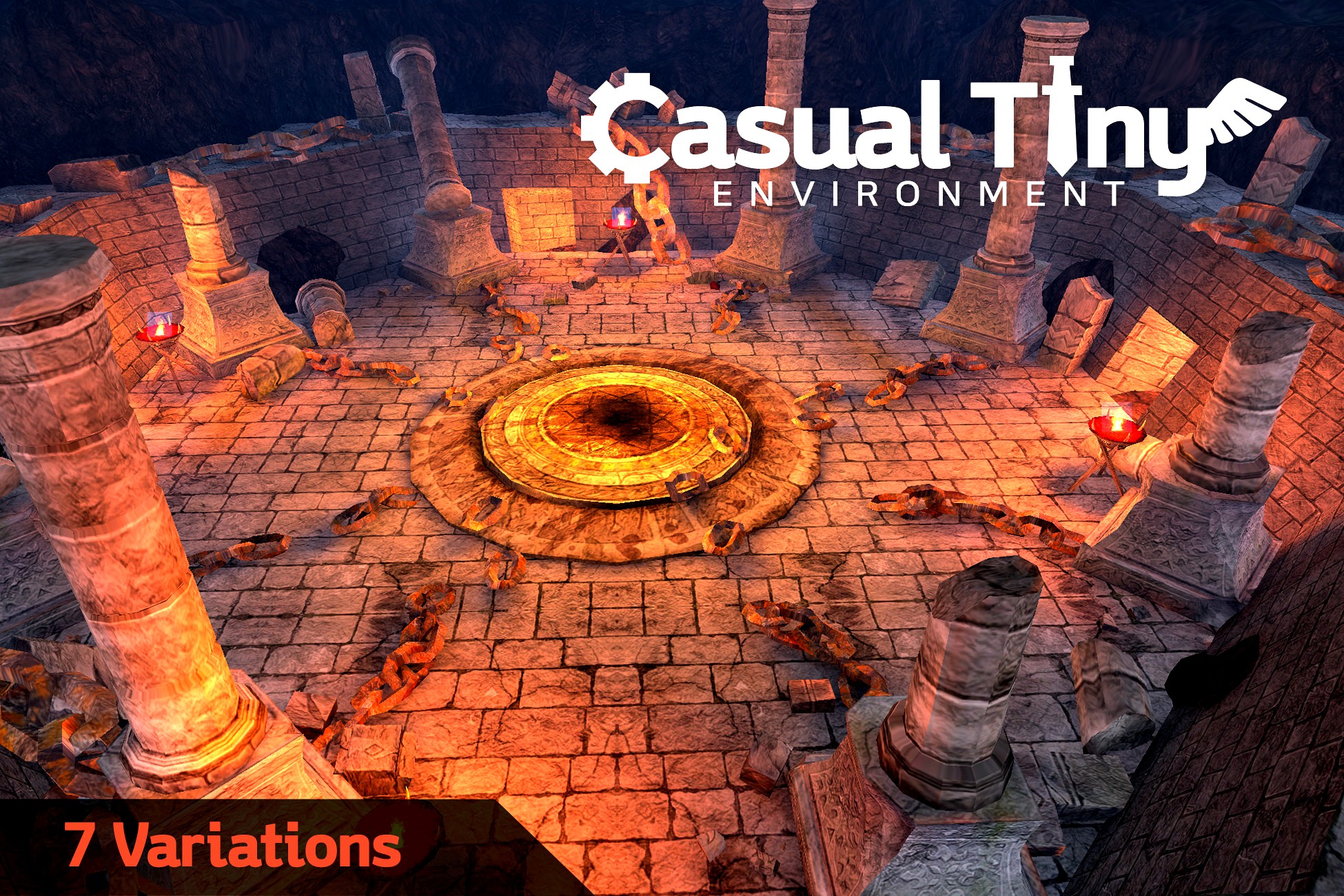 Casual Tiny Environment - Cave Set